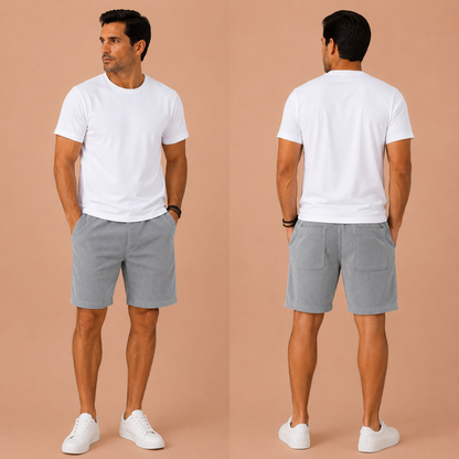 LUCA™ | Pantalones cortos de terciopelo refinado