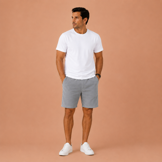 LUCA™ | Pantalones cortos de terciopelo refinado