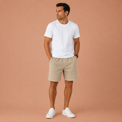 LUCA™ | Pantalones cortos de terciopelo refinado