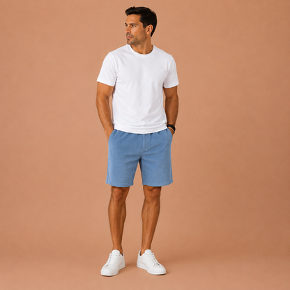LUCA™ | Pantalones cortos de terciopelo refinado