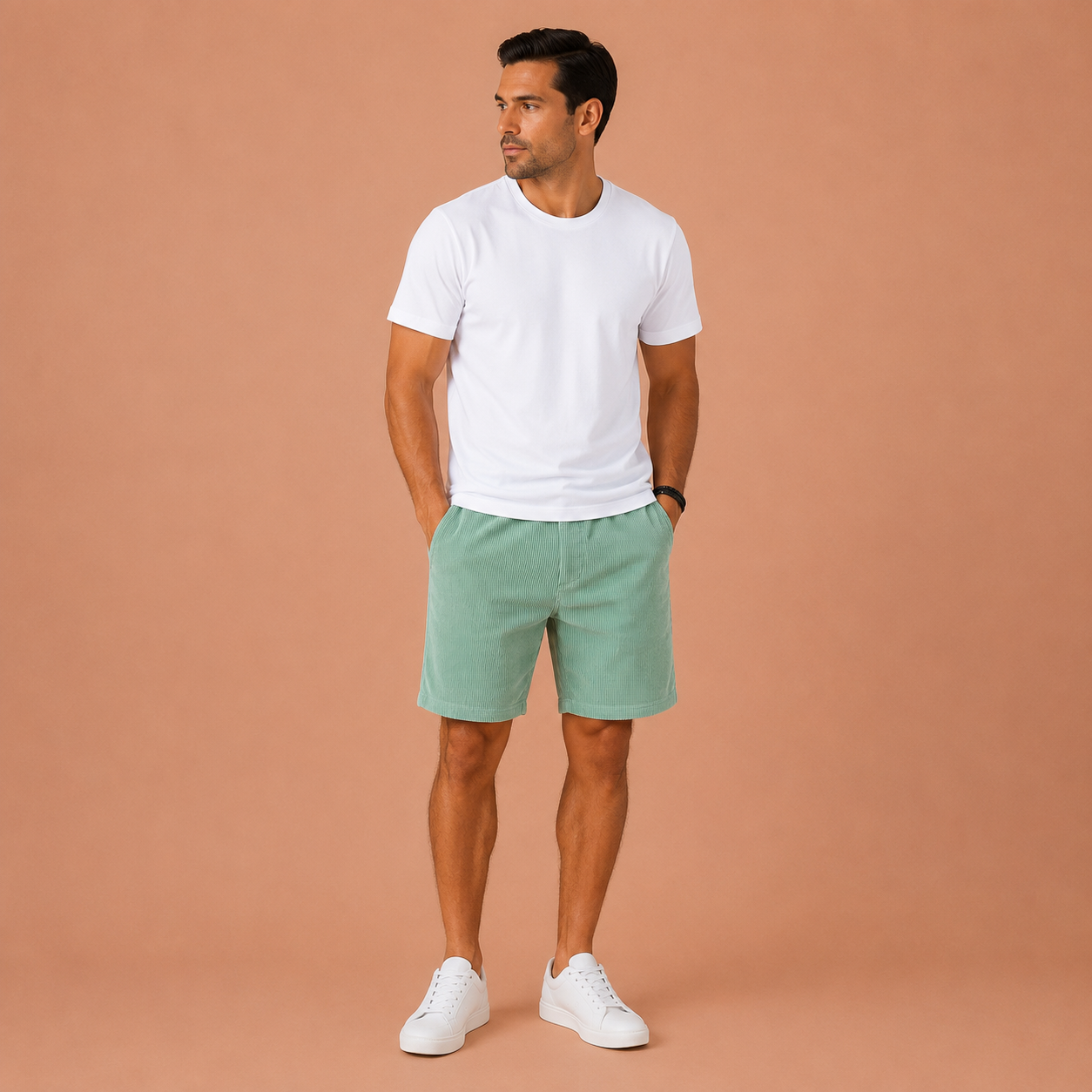 LUCA™ | Pantalones cortos de terciopelo refinado