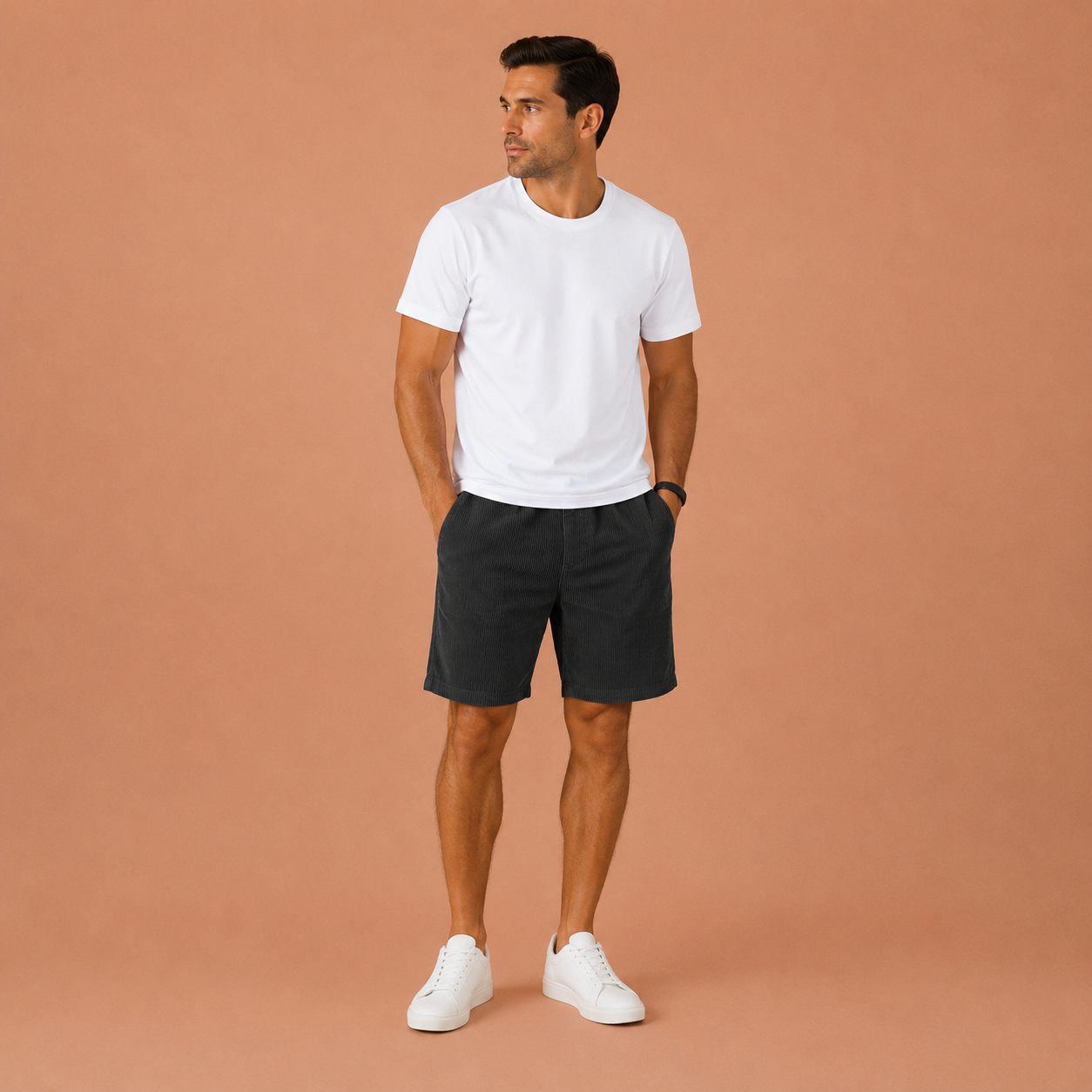 LUCA™ | Pantalones cortos de terciopelo refinado