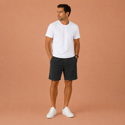 LUCA™ | Pantalones cortos de terciopelo refinado