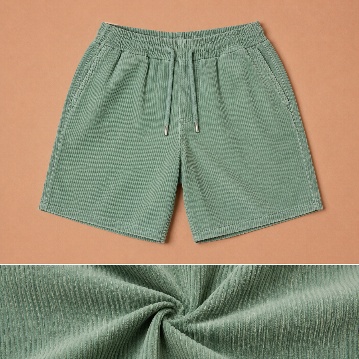 LUCA™ | Pantalones cortos de terciopelo refinado