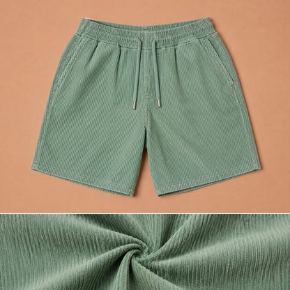 LUCA™ | Pantalones cortos de terciopelo refinado