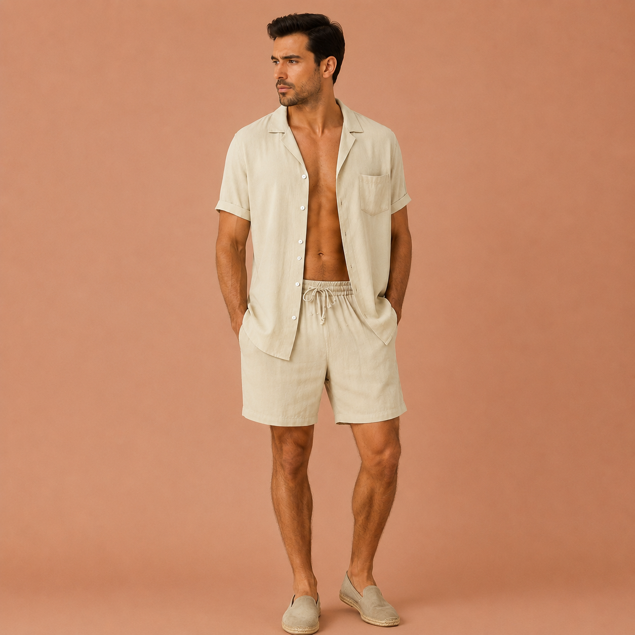 Owen™ | Conjunto de lino de lujo para hombre