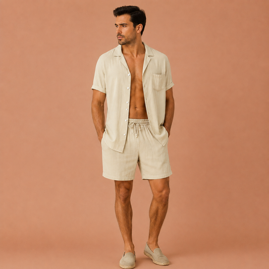 Owen™ | Conjunto de lino de lujo para hombre