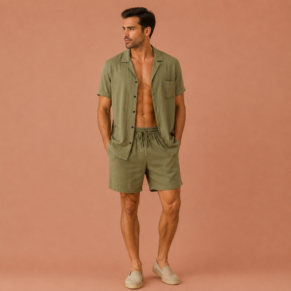 Owen™ | Conjunto de lino de lujo para hombre