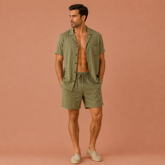 Owen™ | Conjunto de lino de lujo para hombre
