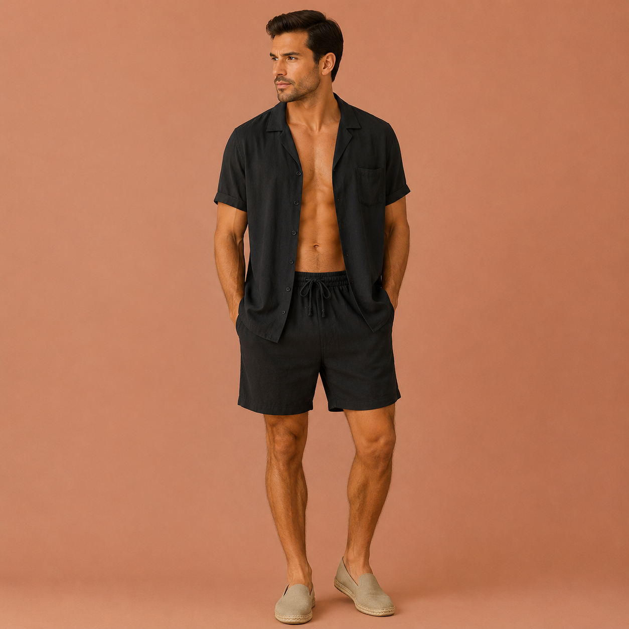 Owen™ | Conjunto de lino de lujo para hombre
