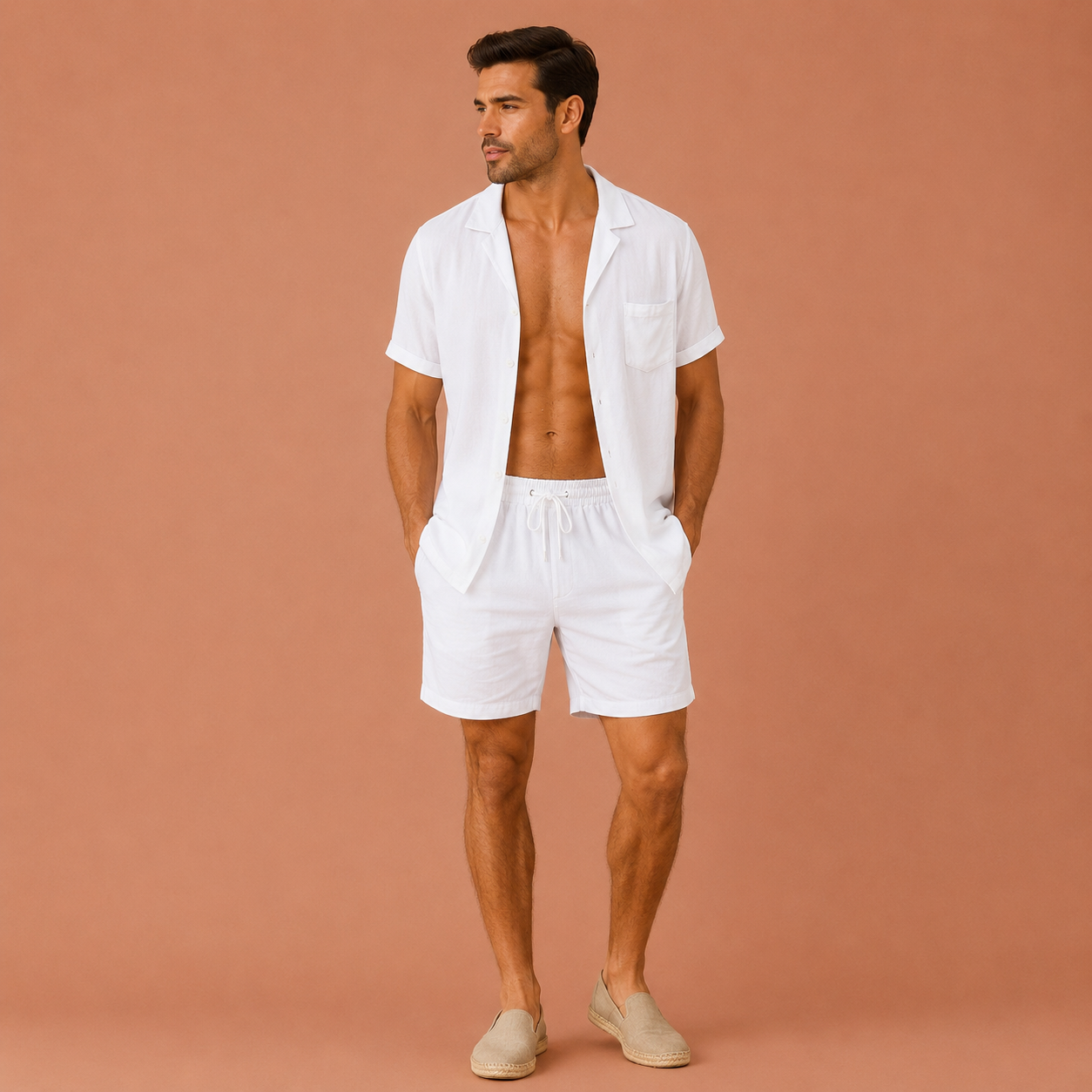 Owen™ | Conjunto de lino de lujo para hombre