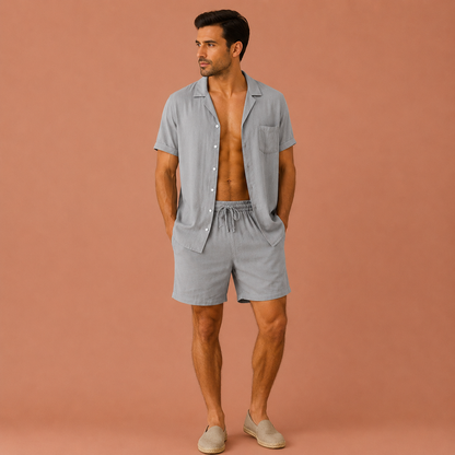 Owen™ | Conjunto de lino de lujo para hombre