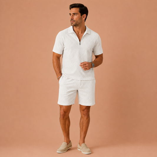 HUGO™ | Conjunto casual de polo y pantalones cortos