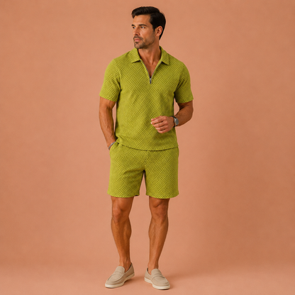 HUGO™ | Conjunto casual de polo y pantalones cortos