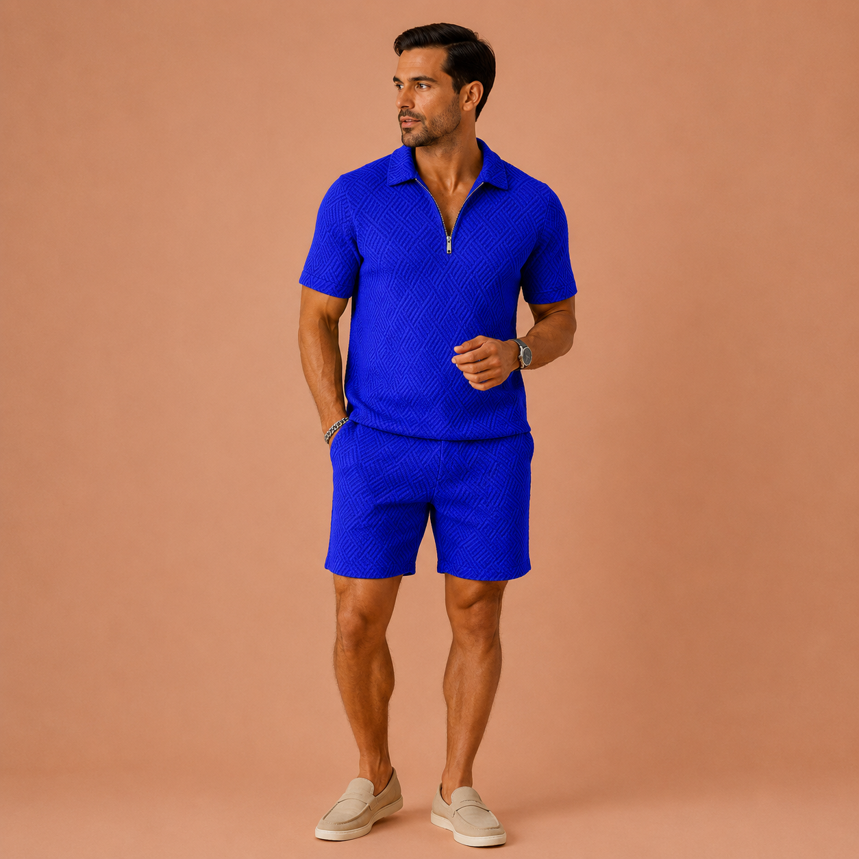 HUGO™ | Conjunto casual de polo y pantalones cortos