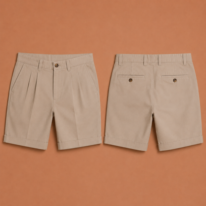 CALVI™ | Bermudas de Verano con Pliegues