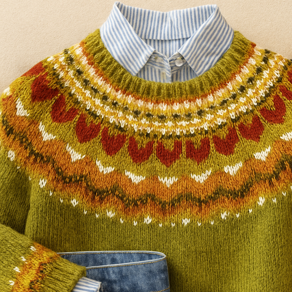 Ardent™ | Pull classique en maille vintage