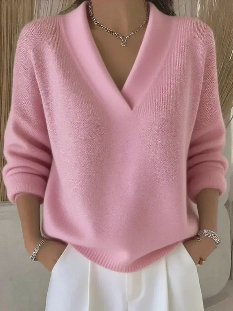 Vivelle™ | Suéter de cuello en V holgado