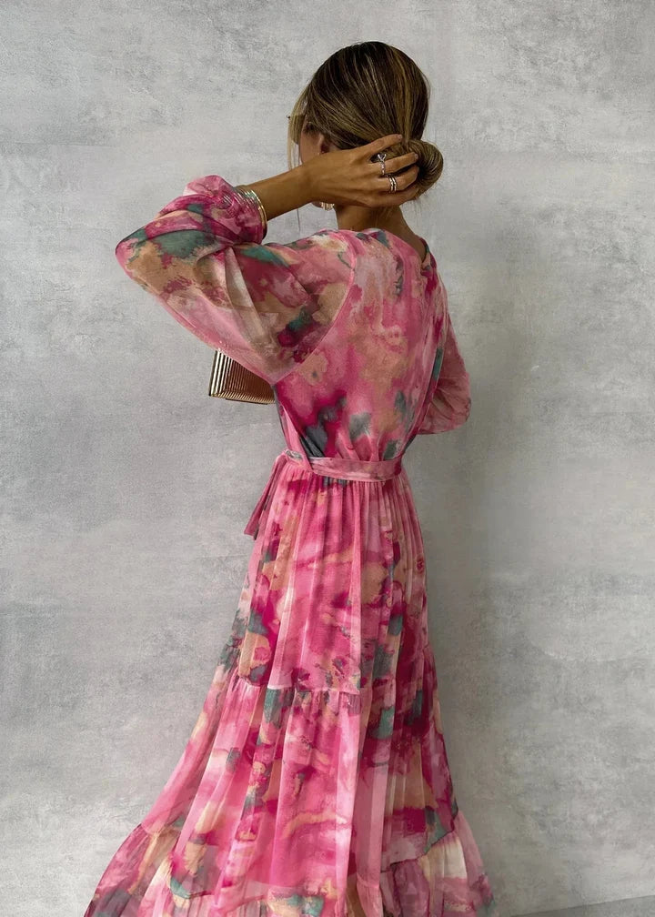 HAZEL™ | Vestido Cruzado con Estampado Floral
