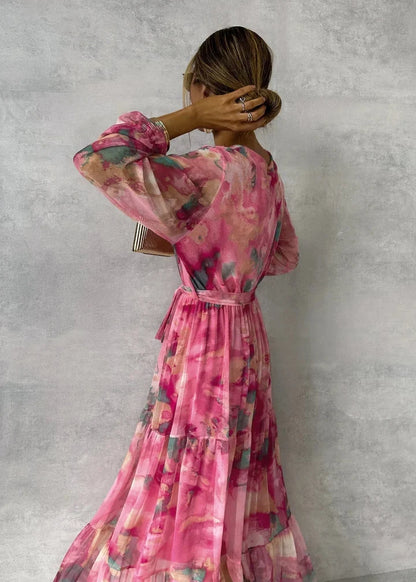 HAZEL™ | Vestido Cruzado con Estampado Floral
