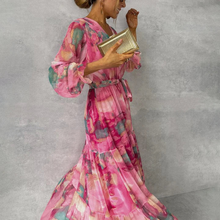 HAZEL™ | Vestido Cruzado con Estampado Floral