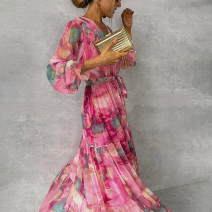 HAZEL™ | Vestido Cruzado con Estampado Floral