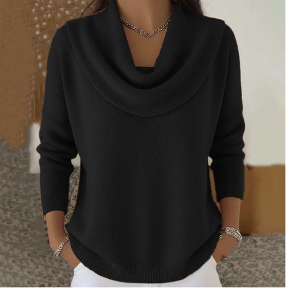 Juliette™ | Suéter con cuello drapeado