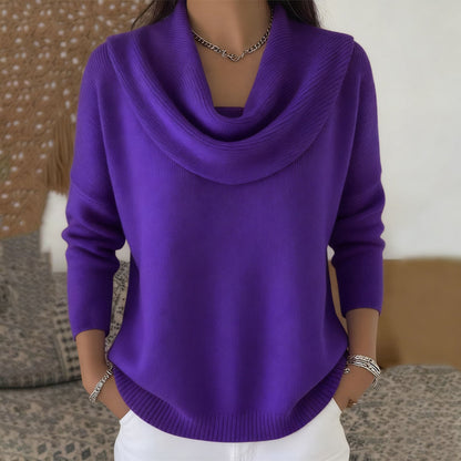 Juliette™ | Suéter con cuello drapeado
