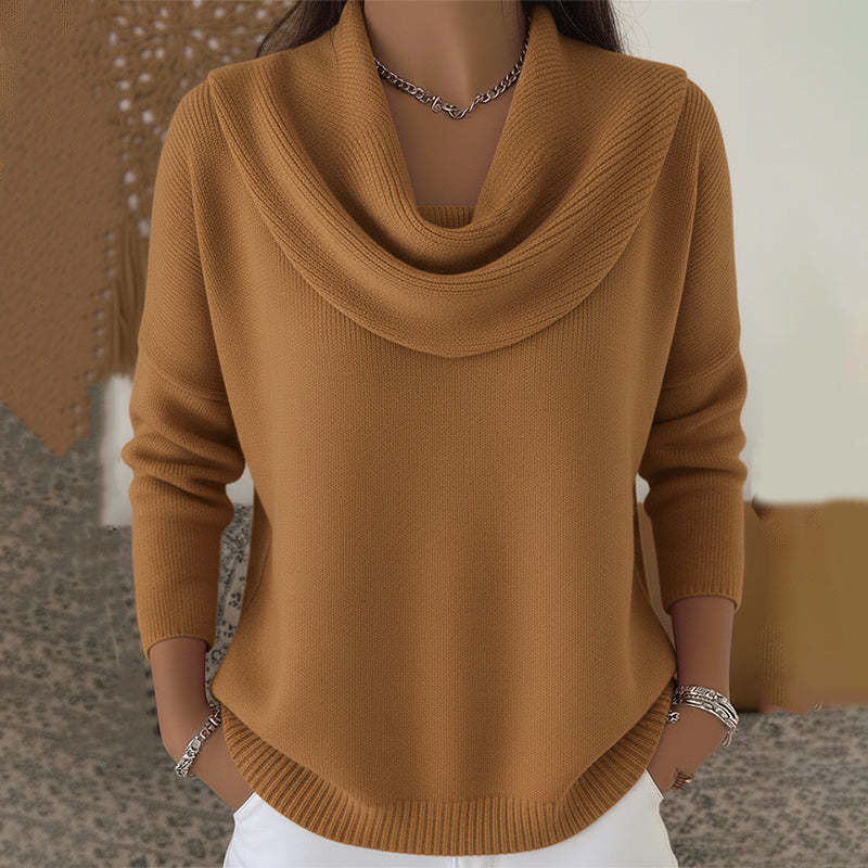 Juliette™ | Suéter con cuello drapeado