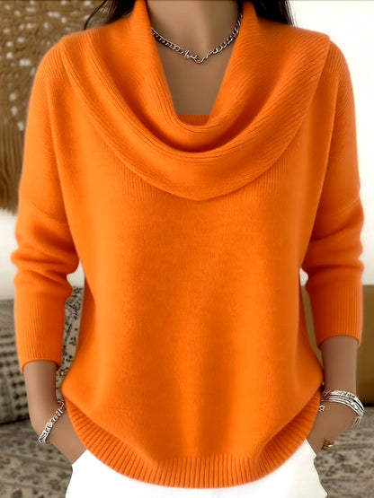 Juliette™ | Suéter con cuello drapeado