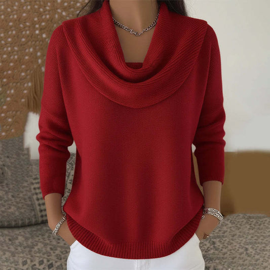Juliette™ | Suéter con cuello drapeado
