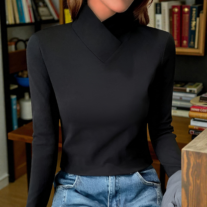 Winifred - Suéter elegante de cuello alto
