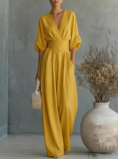Combinaison essentielle Leandra à col en V