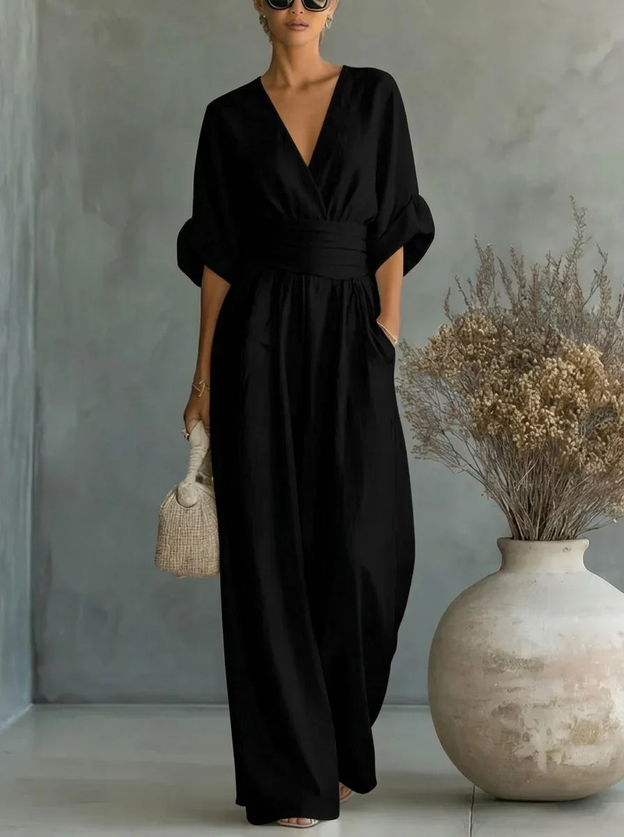 Combinaison essentielle Leandra à col en V
