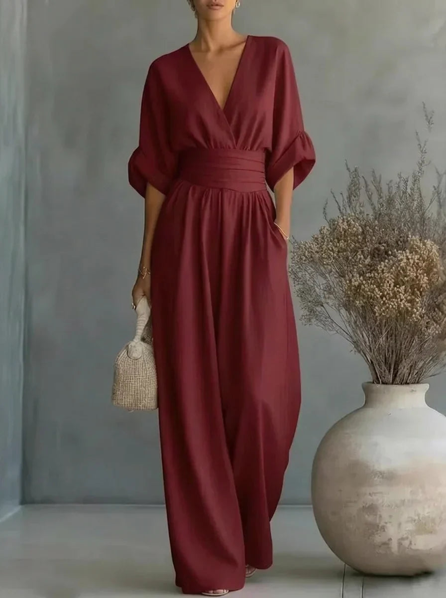 Combinaison essentielle Leandra à col en V
