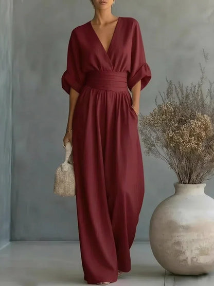 Combinaison essentielle Leandra à col en V