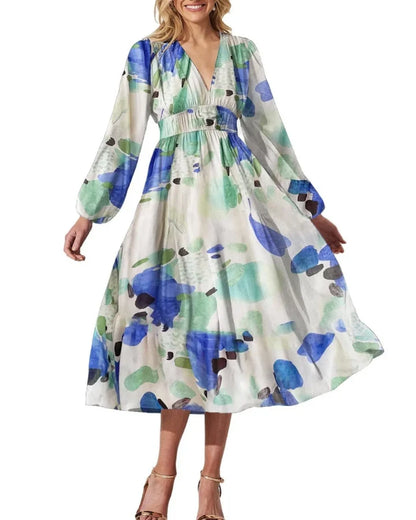 CELINE™ | Vestido Femenino con Estampado Floral