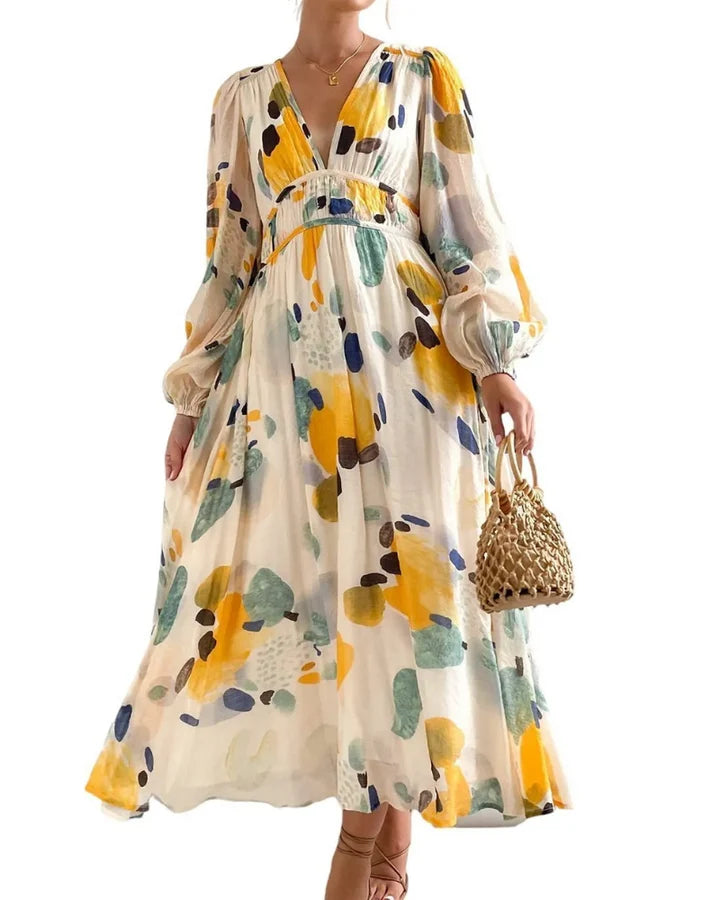 CELINE™ | Vestido Femenino con Estampado Floral