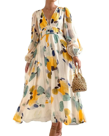 CELINE™ | Vestido Femenino con Estampado Floral