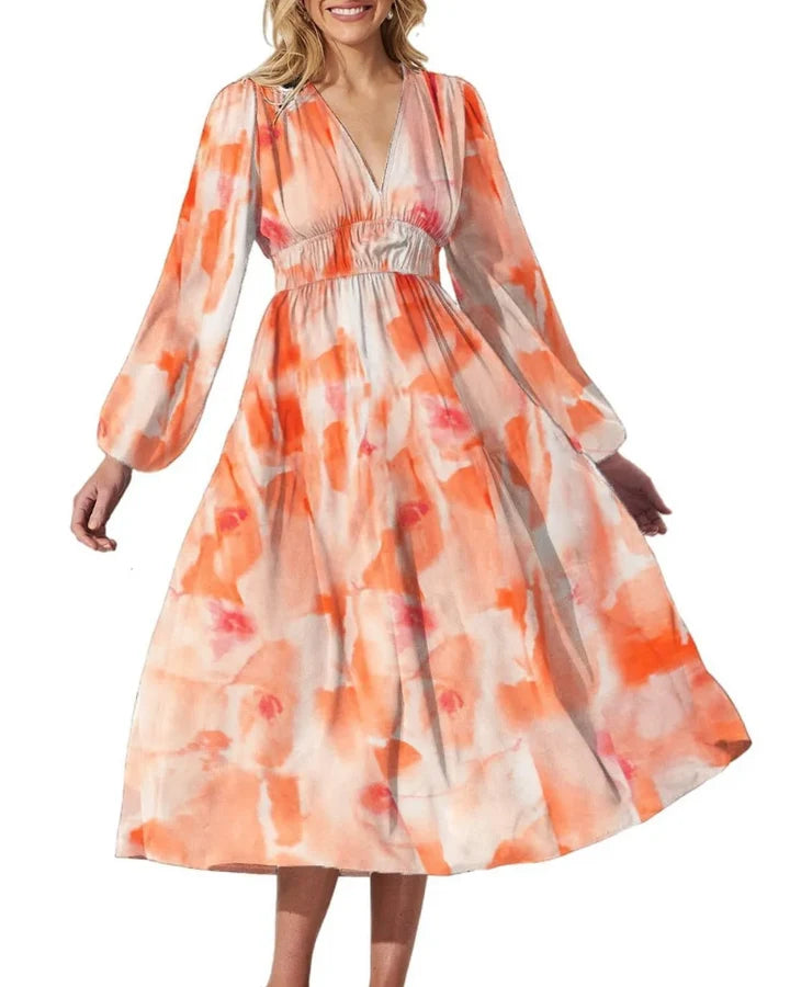 CELINE™ | Vestido Femenino con Estampado Floral