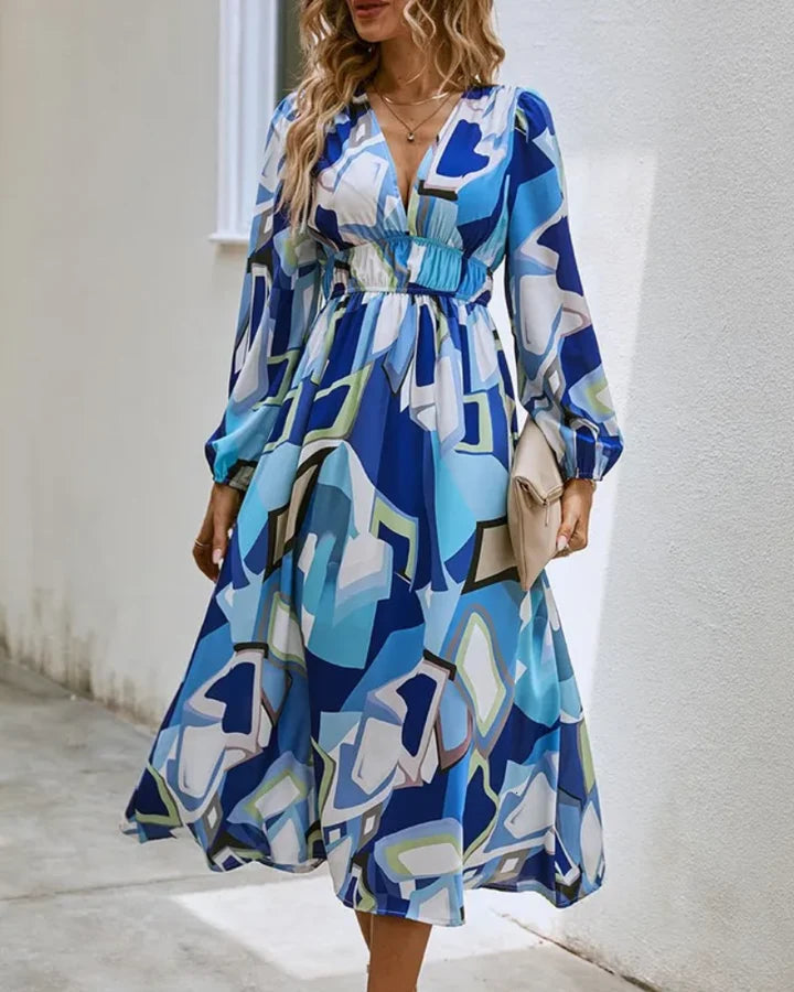 CELINE™ | Vestido Femenino con Estampado Floral