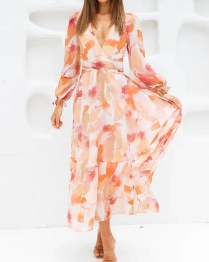 CELINE™ | Vestido Femenino con Estampado Floral
