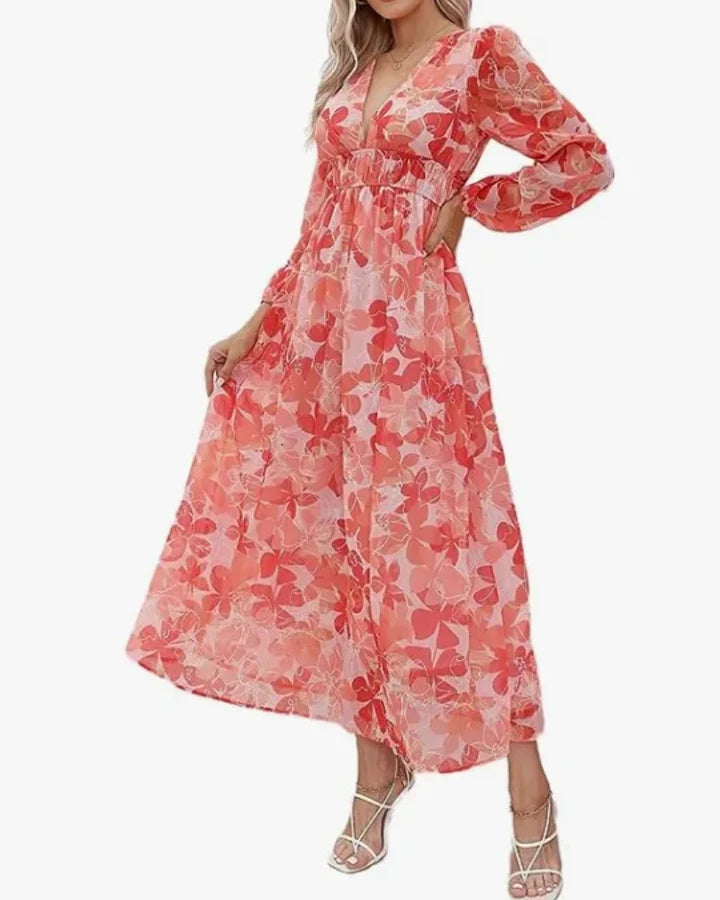 CELINE™ | Vestido Femenino con Estampado Floral