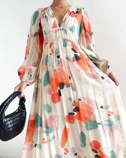 CELINE™ | Vestido Femenino con Estampado Floral