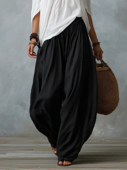 NÁCAR™ | Conjunto Top Hombros Descubiertos y Pantalón Ancho