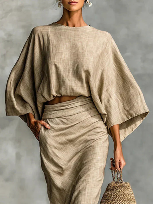 JULIA™ | Conjunto de 2 Prendas con Falda