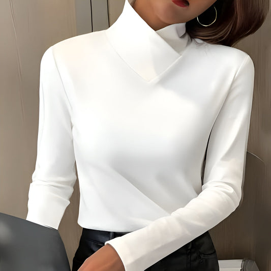 Winifred - Suéter elegante de cuello alto