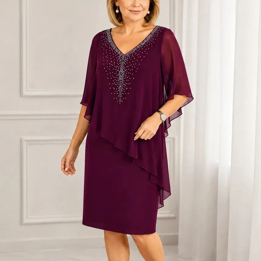 Joise | Robe élégante drapée