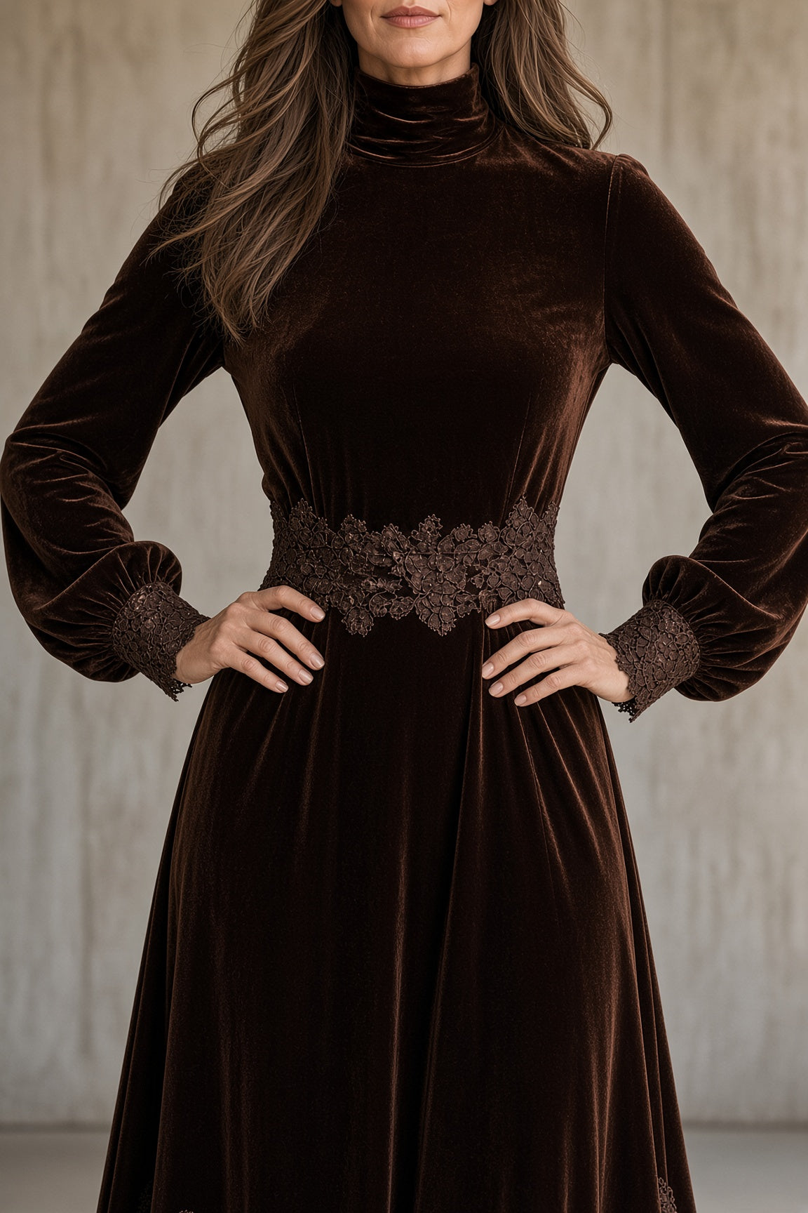 Robe en velours Monica™