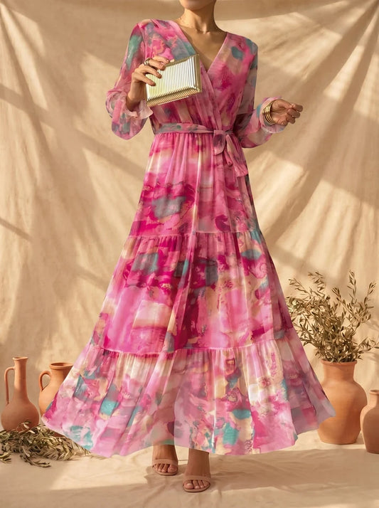 HAZEL™ | Vestido Cruzado con Estampado Floral